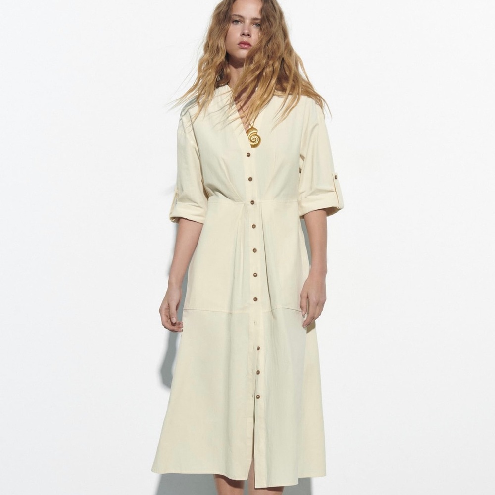 ZARA Mini Shirt Dress
